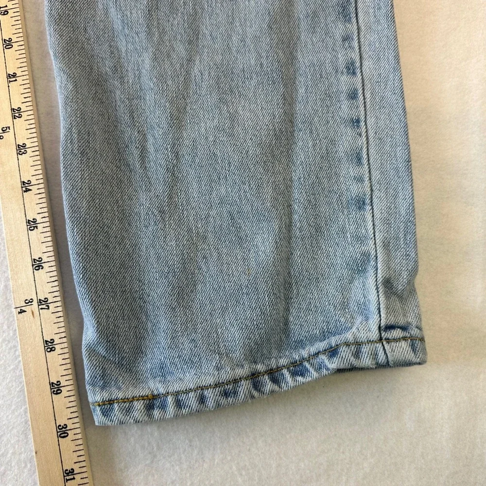 Levis 550 Relaxed Fit Jeans Mens W32 L30 Light Wash Blue Denim 100% Cotton